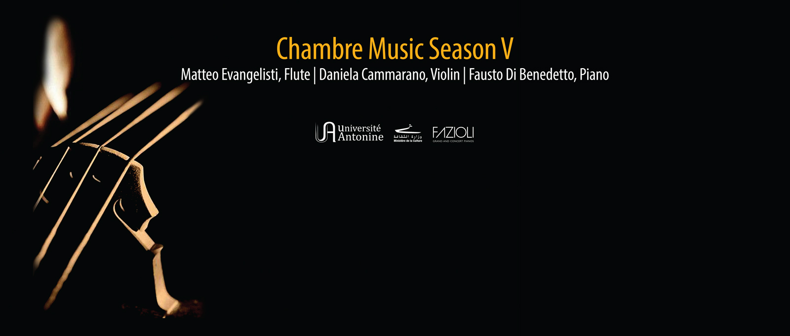 Matteo Evangelisti, Flute | Daniela Cammarano, Violin | Fausto Di Benedetto, Piano