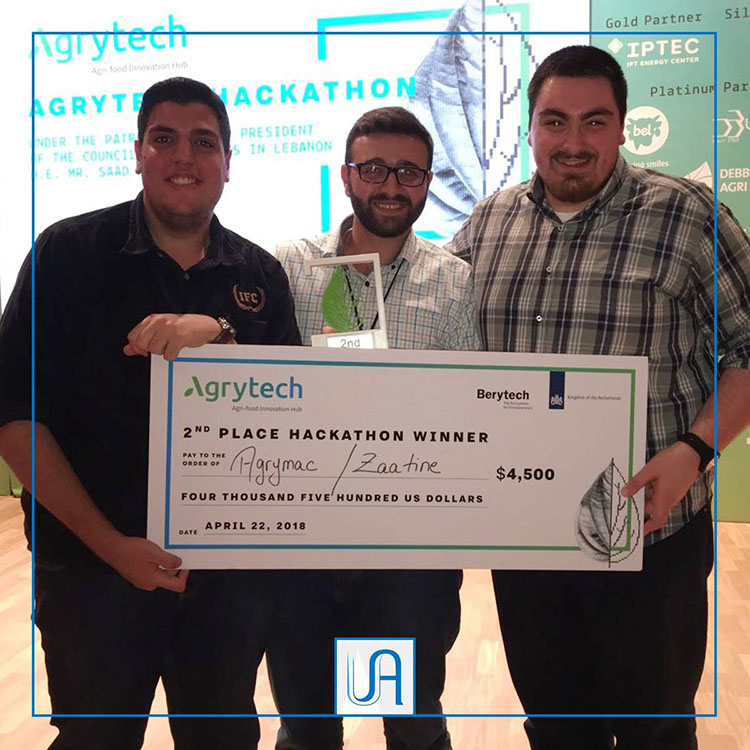 UA Engineering students won the 2nd place in the Agrytech Hackathon 