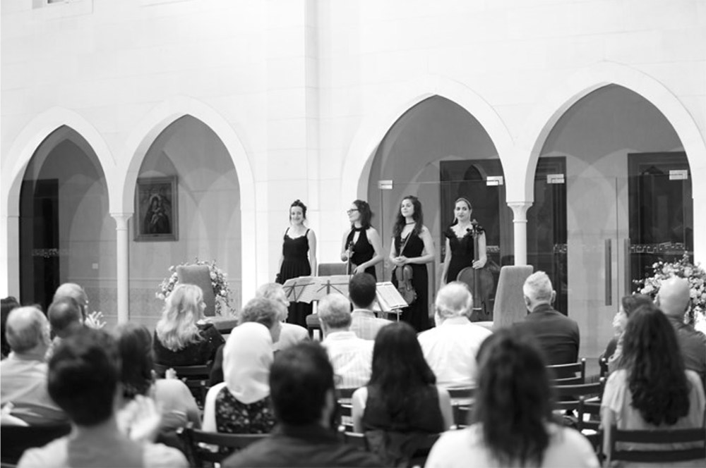 Concert by the Quatuor Zaïdeat at Antonine University