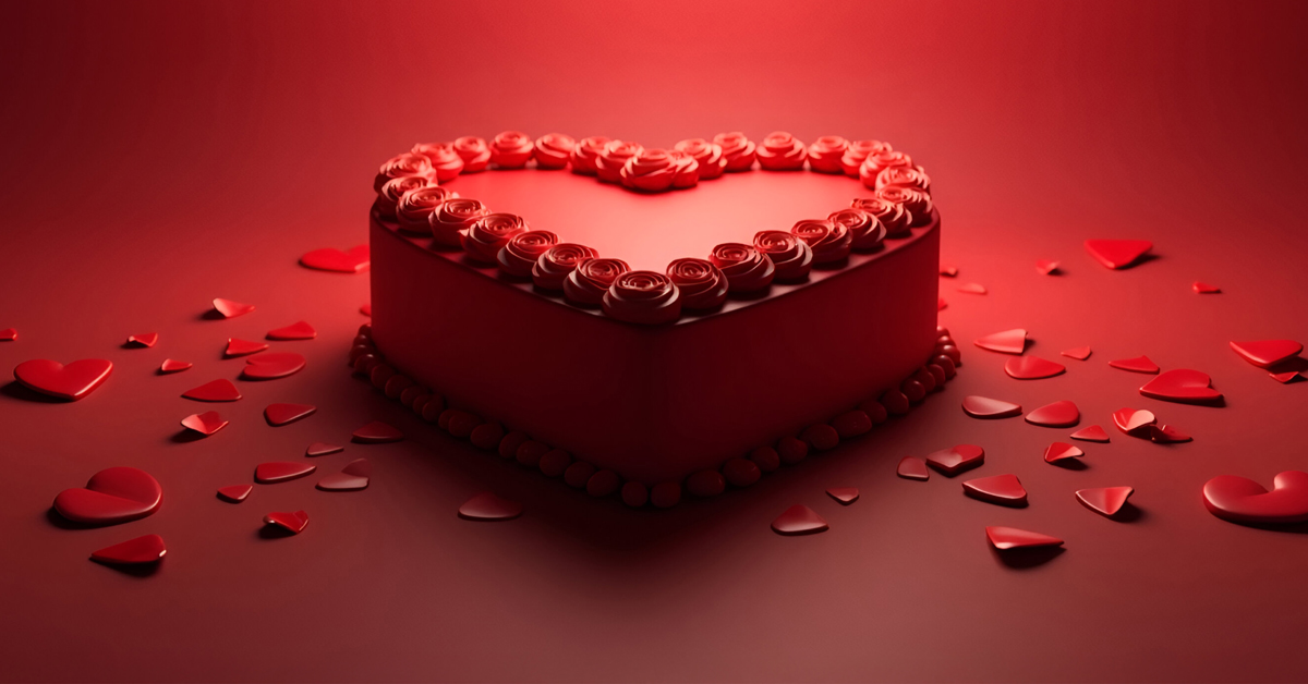 Two Hearts, One Cake 